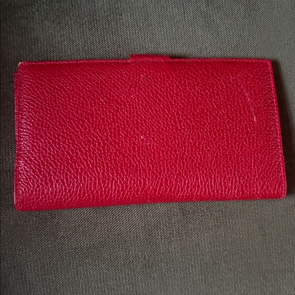 Neiman Marcus Vibrant Red Leather Accessory - Picture 4 of 4